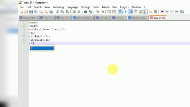 How to make ordered list program in HTML смотреть онлайн