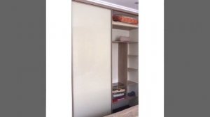 Замена дверей купе для шкафа  у наших заказчиков на раздвижные двери Лакобель.