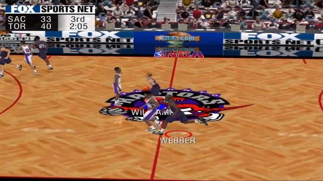 Fox Sports NBA Basketball 2000 - Kings vs. Raptors - PC Gameplay - Highlights смотреть онлайн