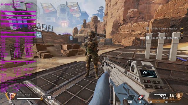 Apex Legends 6K Gnu+Linux+Mangohud смотреть онлайн