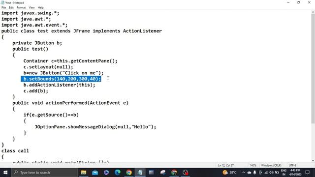 Java Swing methods | with example | JButton,JFrame, JLebel | BRABU UNIVERSITY #java #javaswing смотреть онлайн