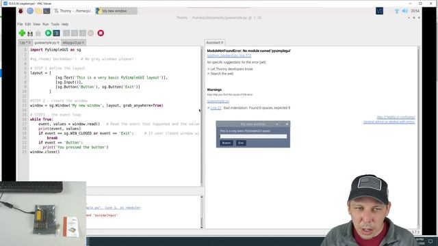 Part 10. Make a Simple GUI - Mr. Rodgers Intro to Python programming смотреть онлайн