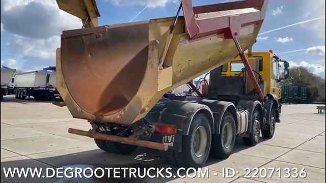 Degroote Trucks: Iveco Trakker 450 - 8x4 tipper truck for sale смотреть онлайн