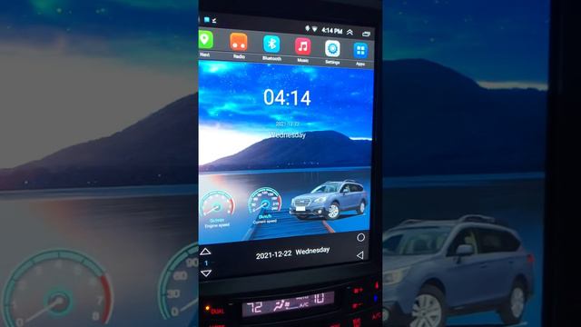 Subaru Outback Tesla Style Radio review/functions смотреть онлайн