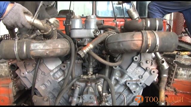 Бульдозер ДЭТ 250 установка двигателя ЯМЗ 240 смотреть онлайн