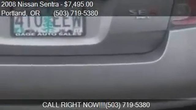2008 Nissan Sentra SE-R Spec V for sale in Portland, OR 9721 смотреть онлайн