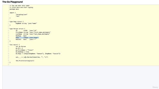 05 - Building a Go REST - 001 How Go works with JSON files смотреть онлайн