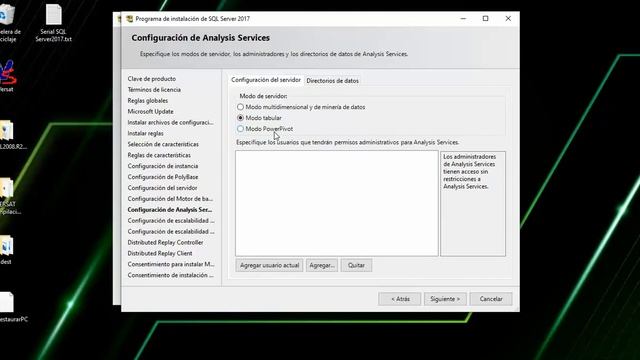 Video instructivo para la Instalación del SQL 2017. смотреть онлайн