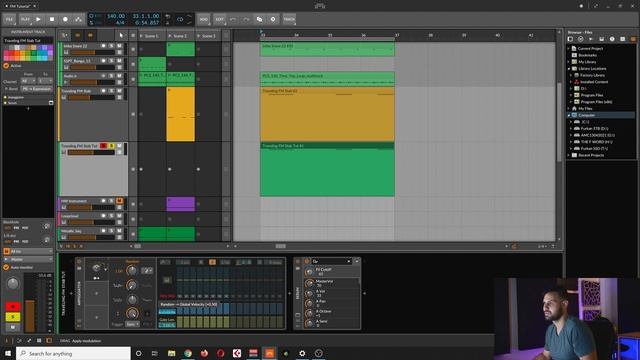 Psytrance Tutorial - FM Stab Sequence with Bitwig Modulators смотреть онлайн
