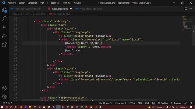 PARTE XIV. Vista Index.blade.php, paginado en laravel 8 y buscador Search смотреть онлайн