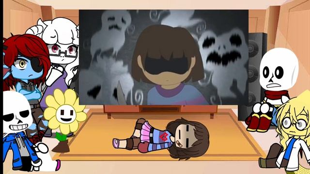 Undertale Reacts to Sans Stronger Than You смотреть онлайн
