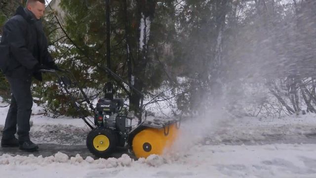 Универсальная подметальная машина-снегоуборщик Huter SGC-4100S. Обзор. смотреть онлайн