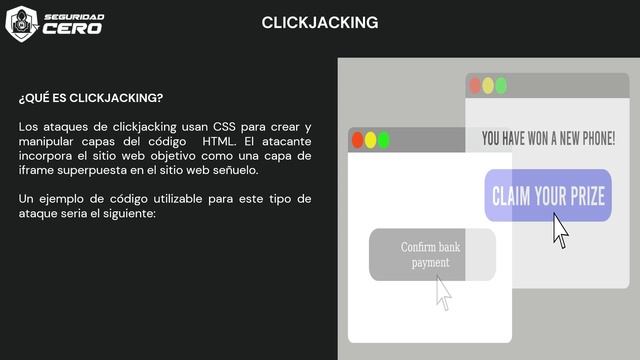 Clickjacking | ¿Que és? | Curso gratis Web Hacking смотреть онлайн