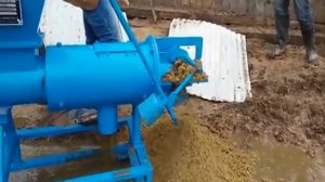 Переработка навоза шнековым сепаратором