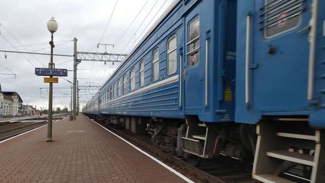 ТЭП70-0315 • N°760 Минск-Гомель на ст. Бобруйск (01.06.2020) смотреть онлайн
