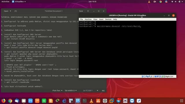 Tutorial Konfigurasi Mail Server dan WebMail Roundcube di Debian 9 смотреть онлайн
