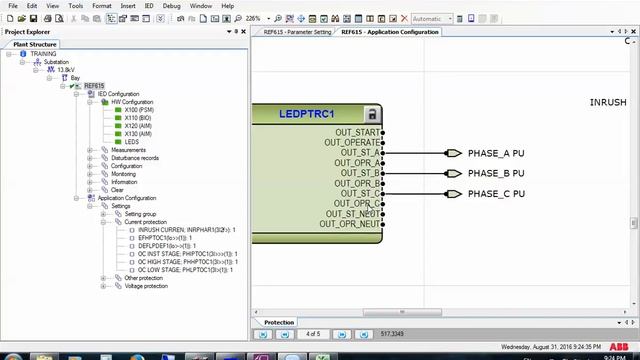 ABB REF615 [Overcurrent and Earthfault] смотреть онлайн