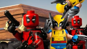 Deadpool and Wolverine in LEGO Coffin Dance