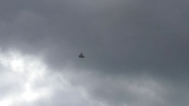 Герой РФ, лётчик-испытатель Сергей Леонидович Богдан на Су-57 выполняет демонстрационный полёт.