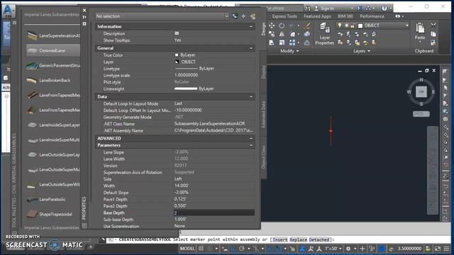 Creating an Assembly in Civil 3D смотреть онлайн