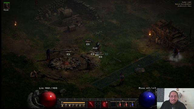 Diablo 2 Resurrected. D2R Online When Tals Ammy And Armor Drop Before Tals Belt