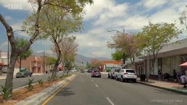 [4K] BURBANK - Driving In The City Of Burbank, Downtown, Los Angeles County, California, USA, Trave