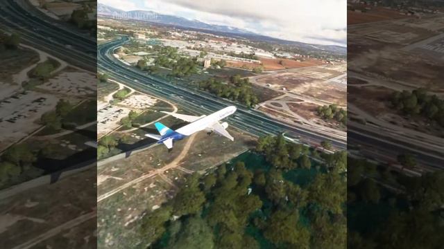 Dangerous Landing Boeing 777 Silver Wings at Palma de Mallorca Airport - MFS2020 смотреть онлайн