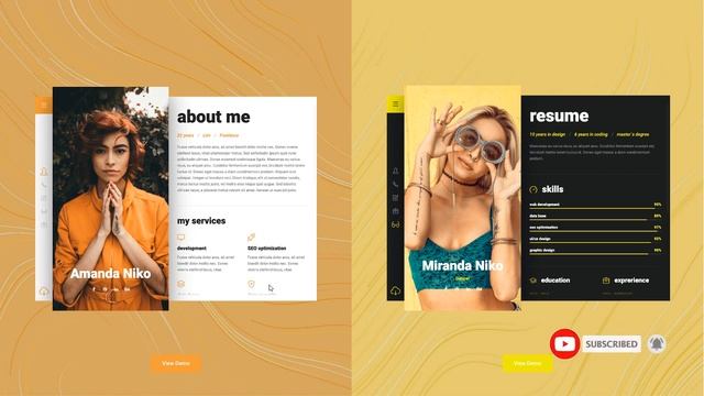 Niko - ResumeCV WordPress Stewart Johnie смотреть онлайн