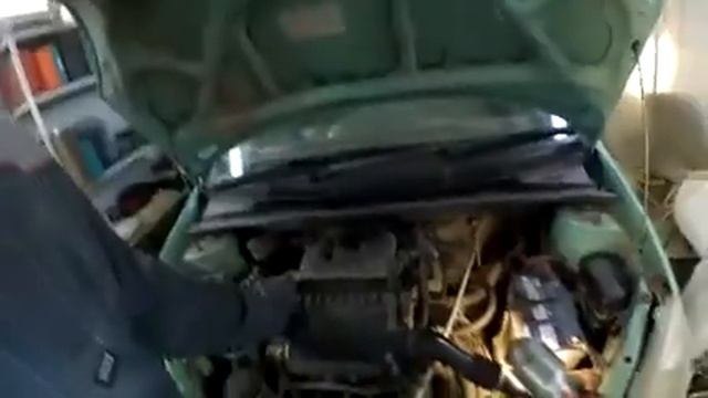 Toyota Vitz диагностика двигателя и форсунок. смотреть онлайн
