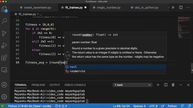 Code 79: Fitness Test Program using Python | TCS NQT | 365 Days of Code смотреть онлайн