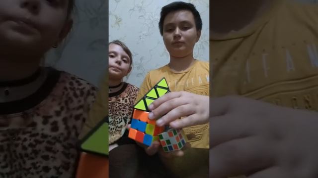 Моё первое видео! Кубик-рубика смотреть онлайн