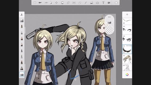 How I Draw Danganronpa Splash Art (Komatsuzaki Style) смотреть онлайн