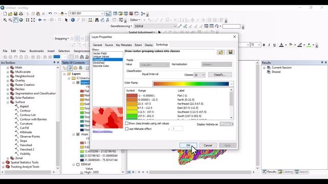 Terrain Analysis (Slope, Aspect, Contour , Hillshade Map) using ArcGIS from DEM data смотреть онлайн