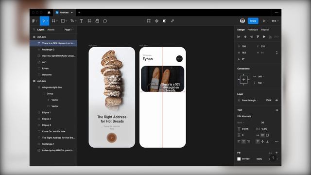 Bread Shop App - Figma смотреть онлайн