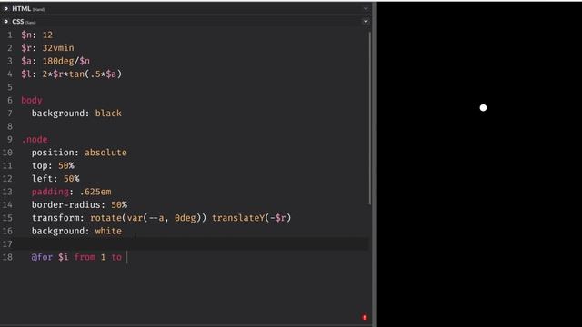 Dots loader with CSS variables смотреть онлайн