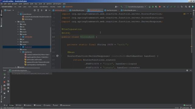 Autenticación JWT con Spring Webflux y MySQL: Capítulo 4: Rutas y handler de Auth смотреть онлайн