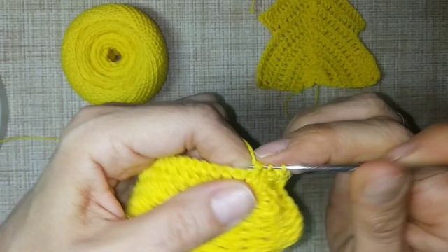 МК Ёлочка подвеска крючком ? вяжется просто и быстро