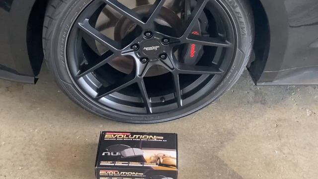 Powerstop Z17 pads for my Mustang смотреть онлайн