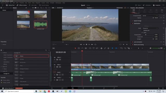Скорость видео в DaVinci Resolve смотреть онлайн