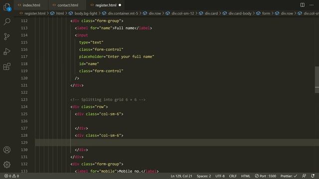 #27 - Build Register Form using Bootstrap - (தமிழில்) (Tamil) | Bootstrap Course | Web Design смотреть онлайн