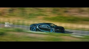 Bugatti Chiron  разгон 0-400-0 km/h