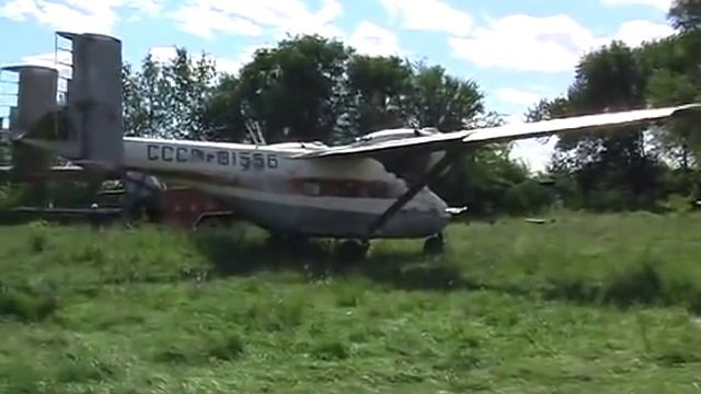 Запуск, руление Ан-14А "Пчелка" в СГАУ/An-14A "Bee" in SGAU смотреть онлайн