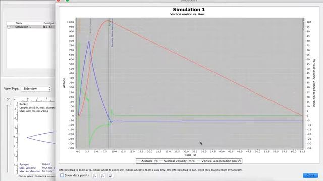 OpenRocket Running a Simulation смотреть онлайн