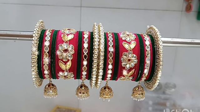Beautiful Party Wear Bangles Set 🔥🔥🔥 || New Designs @chudimahal смотреть онлайн