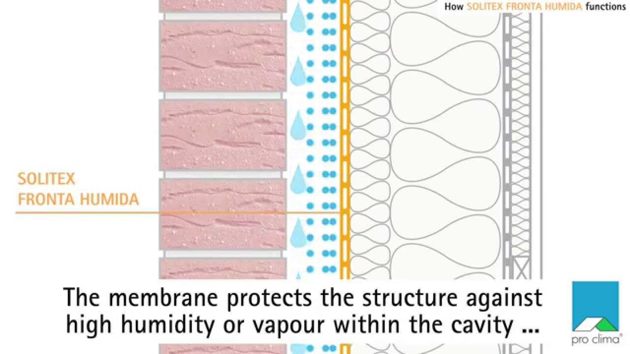 Как действует изоляция ? Pro Clima SOLITEX FRONTA HUMIDA смотреть онлайн