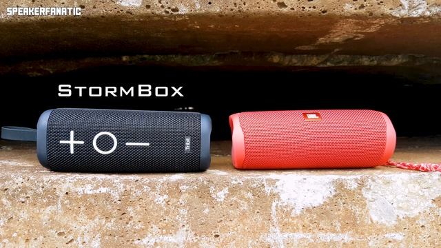 Tribit StormBox vs JBL Flip 5 Extreme Bass Test смотреть онлайн