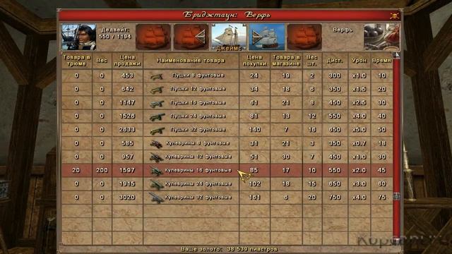 часть 3-7 Питер Блад ( набираем команду - казначей, компаньон ). смотреть онлайн