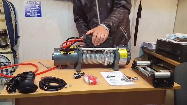 Сборка лебедки Electric Winch 12000-Lb до рабочего состояния..
