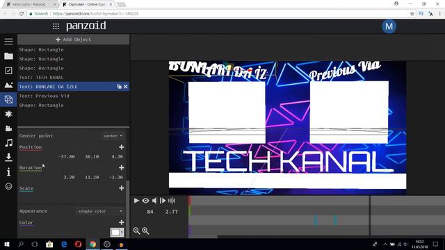 PROGRAMSIZ VE KALİTELİ 3D OUTRO YAPIMI, Nasıl yapılır? (Yapımı çok kolay ve online) (Panzoid) 2018 смотреть онлайн