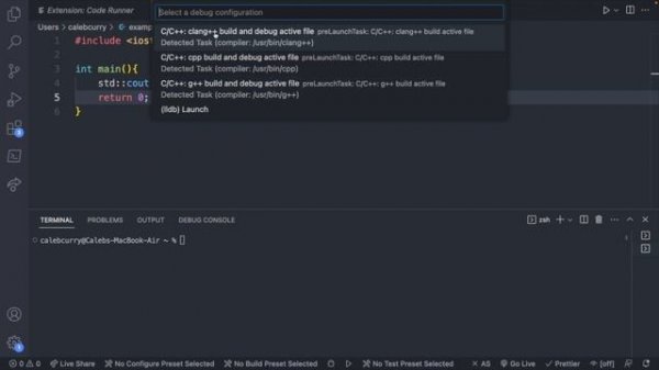 Run C++ and C in Visual Studio Code | Mac and Windows!